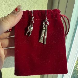 handmade dentist earrings